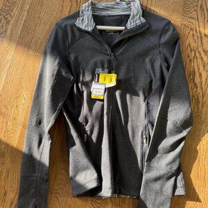 Kirkland grey women's athletic jacket, size S, NWT